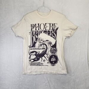 Phoebe Bridgers I Know The End Scorpion Graphic T-Shirt Cream Mens Medium